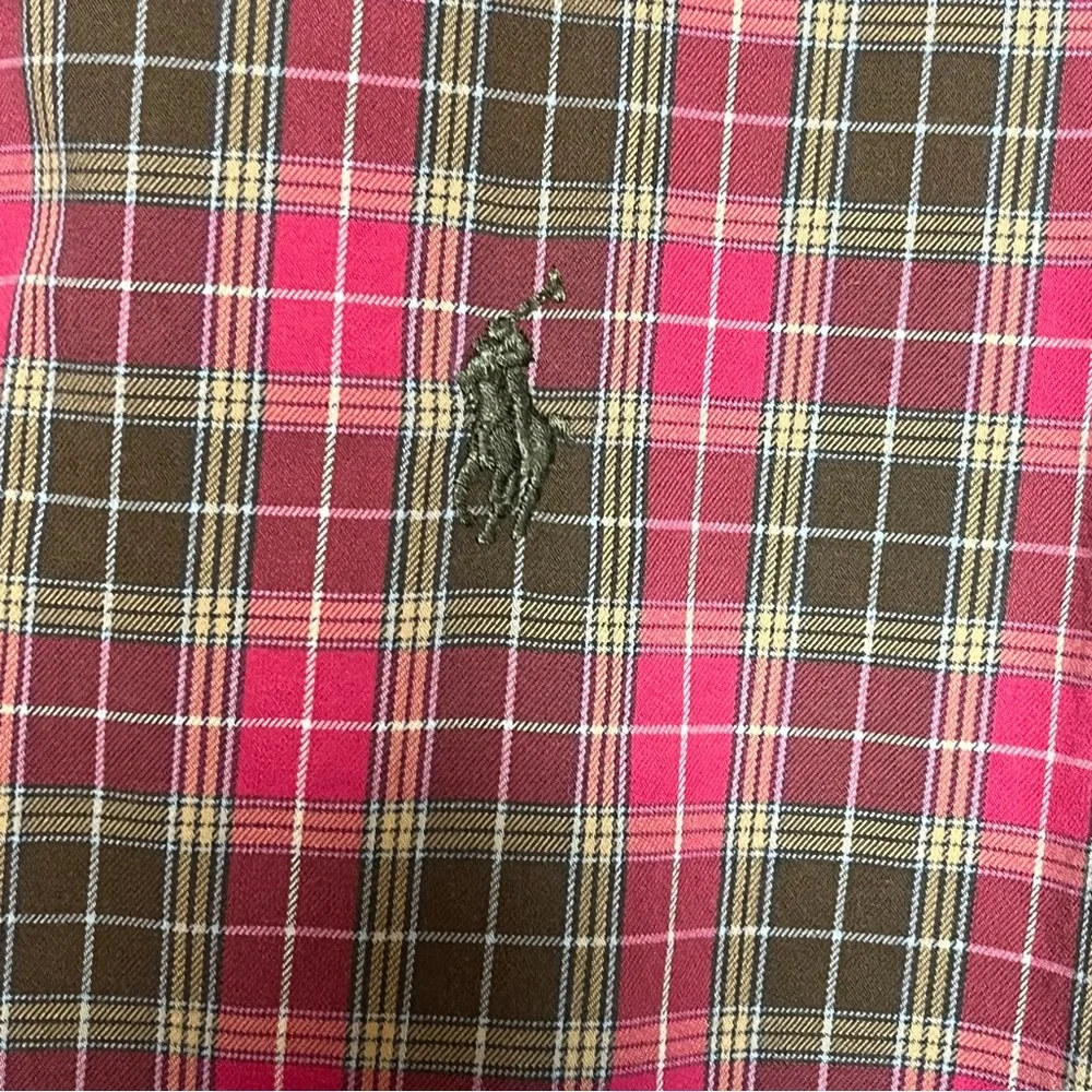 Polo Ralph Lauren Sz XL Plaid Check Classic Fit Button Down Shirt Long Sleeve